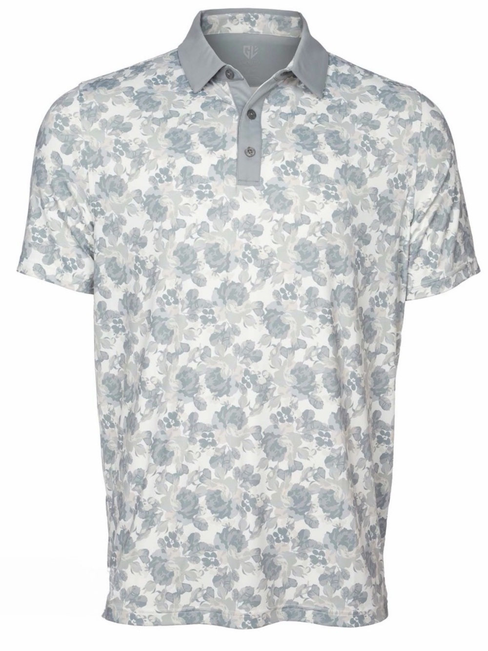 NWT 1764 Golf Graham Luxe Lucas Performance Polo Steel Quarry Men’s Medium
